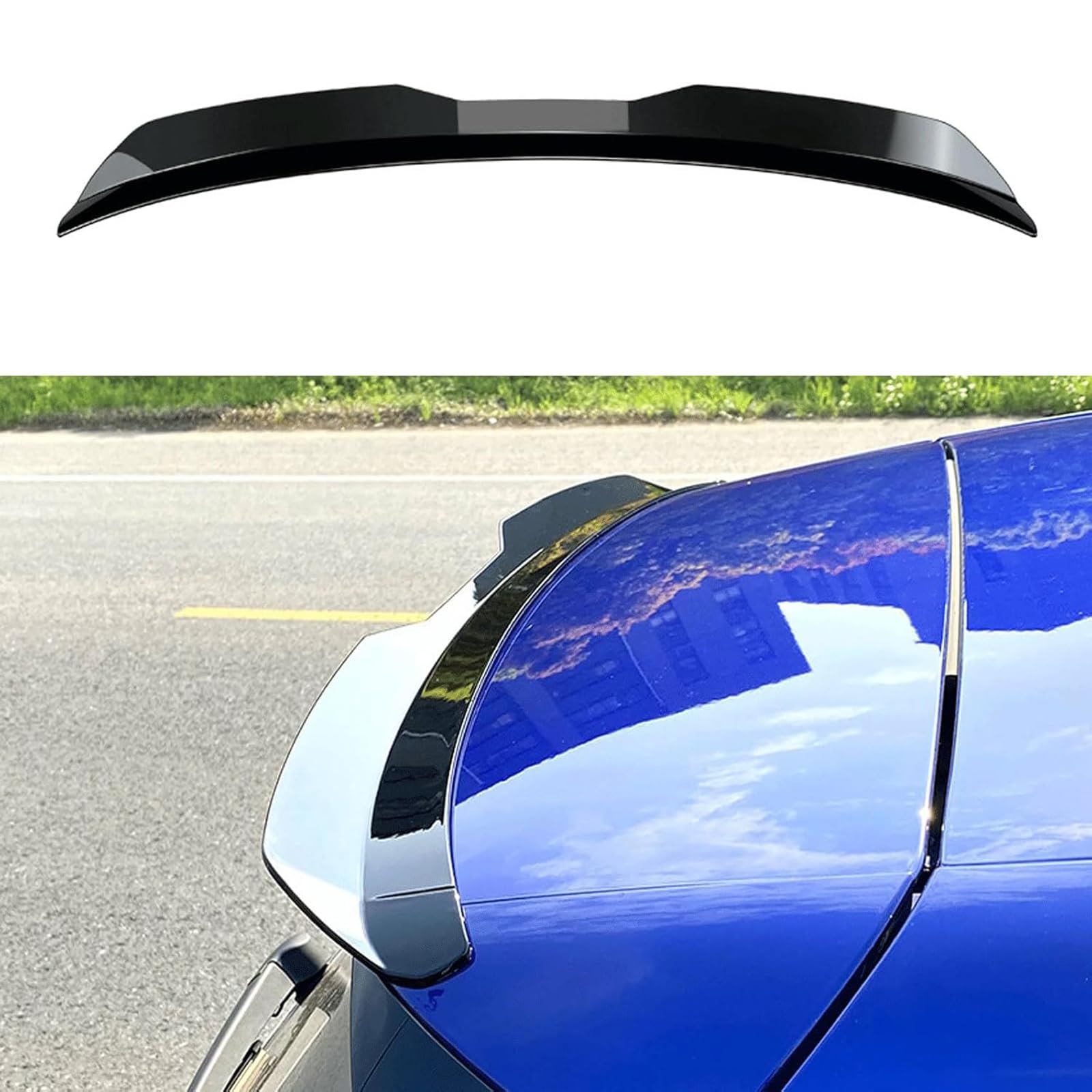 Spoiler Auto per Alfa Romeo Giulietta (Type 940) 2010 2011 2012 2013 2014 2015 2016, Car Spoiler Leicht Langlebig Geringer Widerstand Einfach Zu Installieren Accessori Auto,Glossy Black