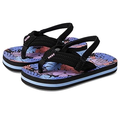 Reef Kids Little Ahi (Infant/Toddler/Little Kid) Girls Shoes Purple Fronds