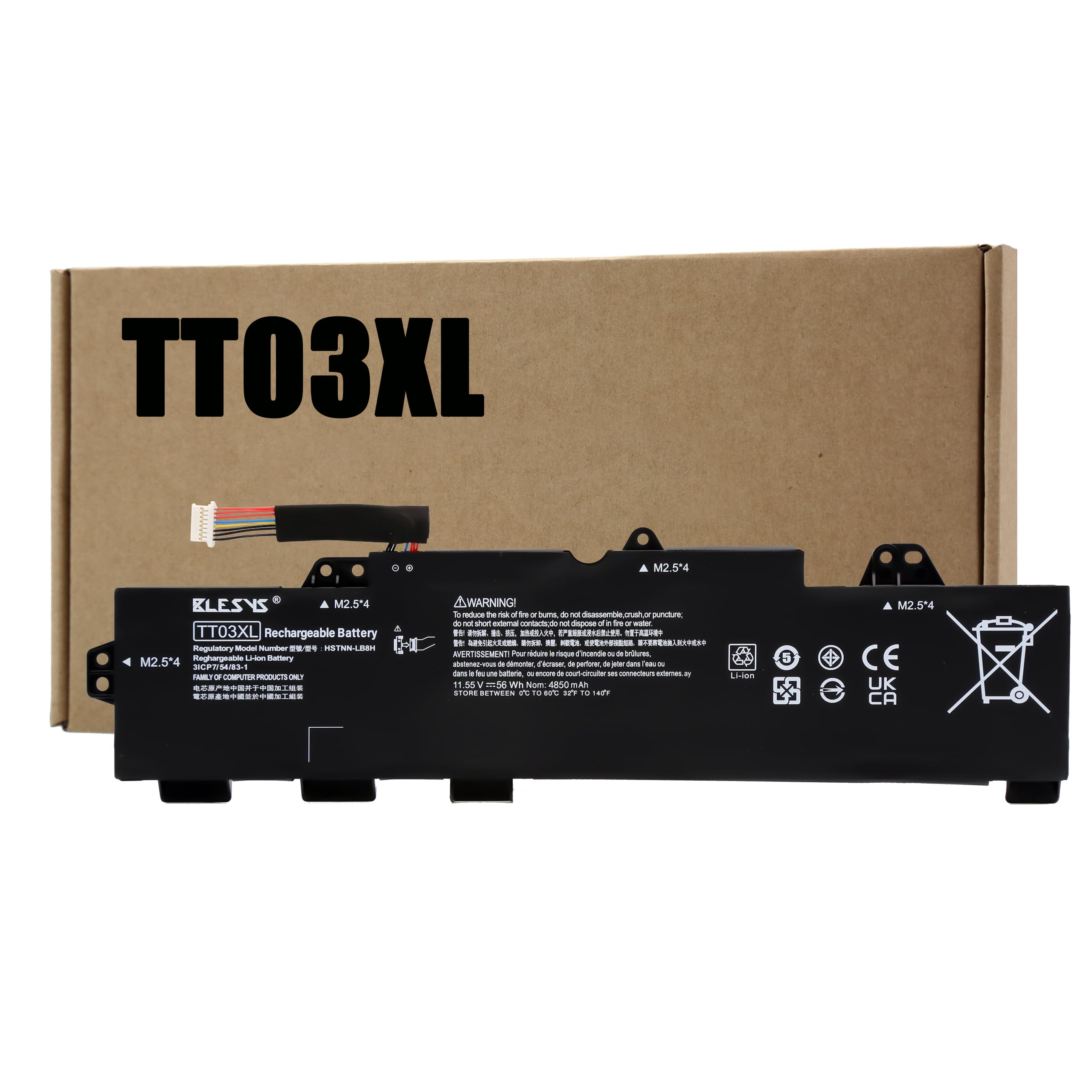 BLESYS TT03XL 933322-855 Akku für HP EliteBook 850 G5 850 G6 Battery