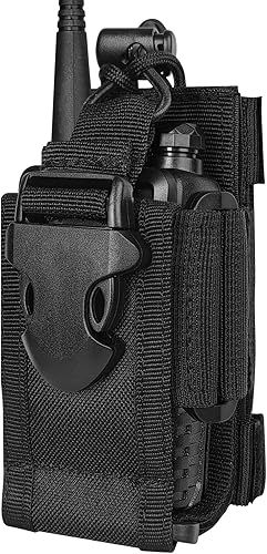 LUITON Bolsa Táctica Molle para Radio - Funda de Holster Resistente para Walkie Talkies de Dos Vías - Compatible con Bolsas/Mochilas/Bolsa de Lona
