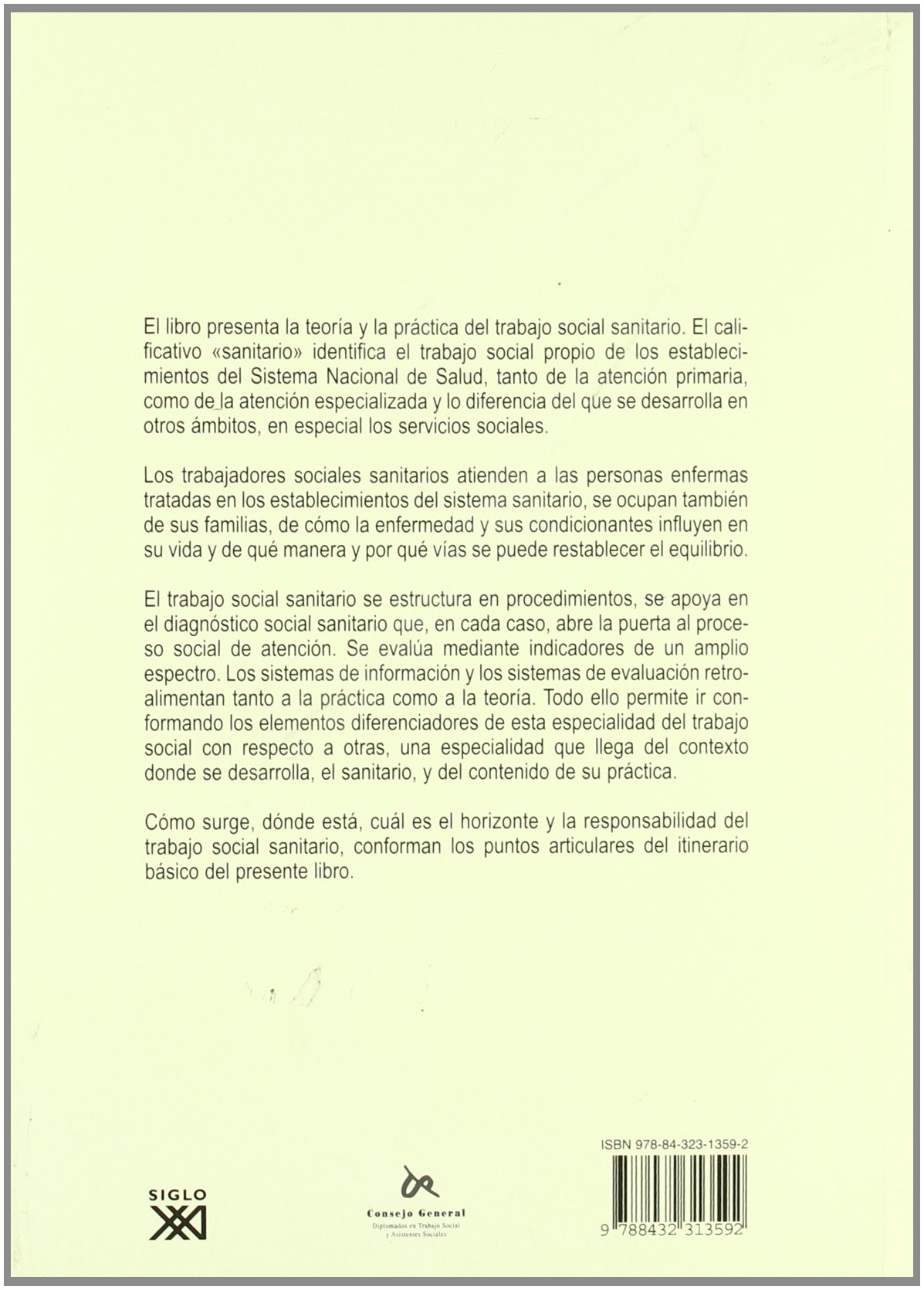 El trabajo social sanitario: Atención primaria y atención especializada, teoría y práctica