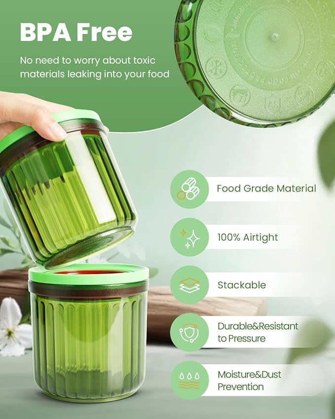 Contenedor Hermético para Café y Alimentos QWUE, Pack de 6 miniatura 7