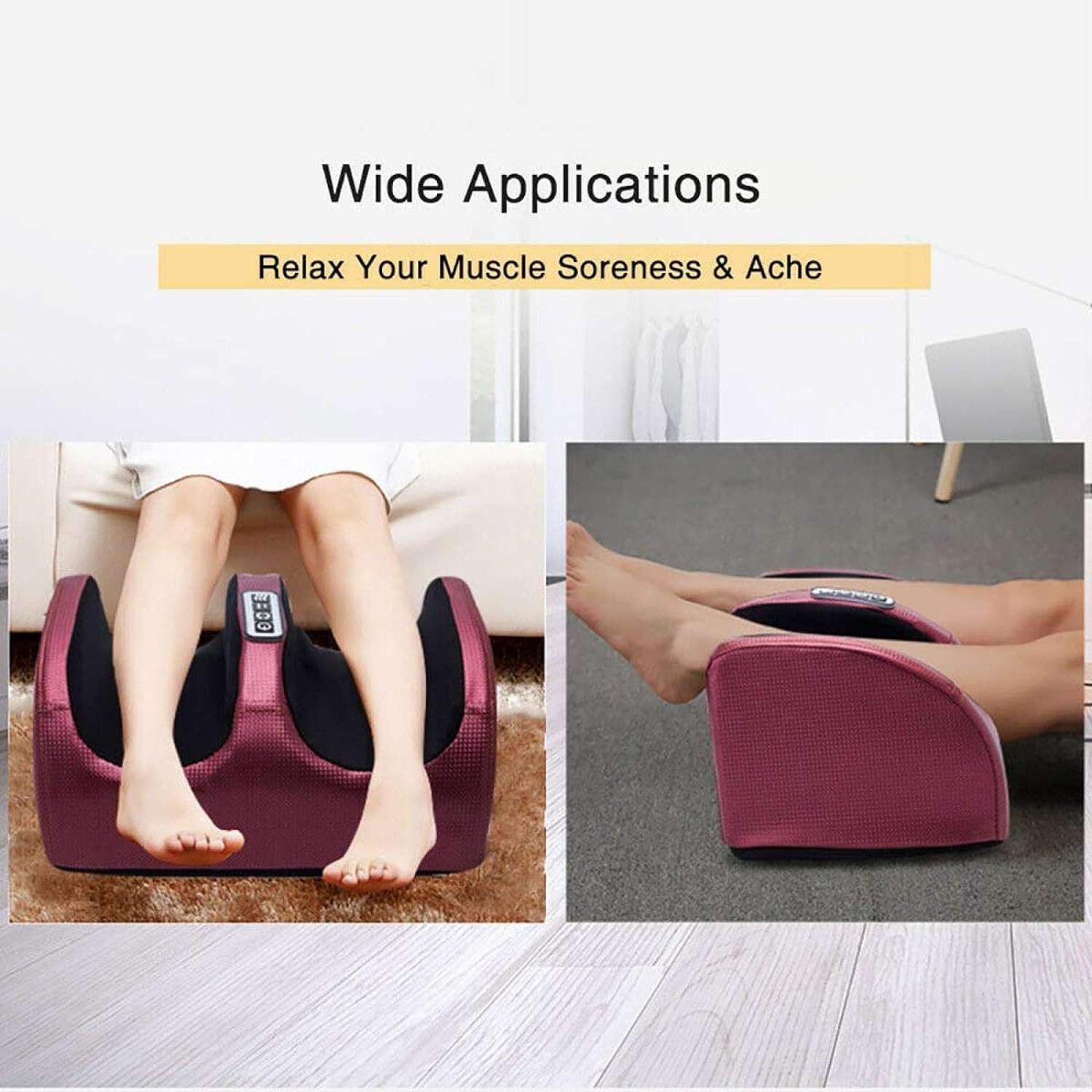 SBM MART || Foot Massager Electric Shiatsu Heating Massage Foot Massage Roller for Relief Leg Fatigue Women Men Gift SBM MART || Foot Massager Electric Shiatsu Heating Massage Foot Massage Roller for Relief Leg Fatigue Women Men Gift