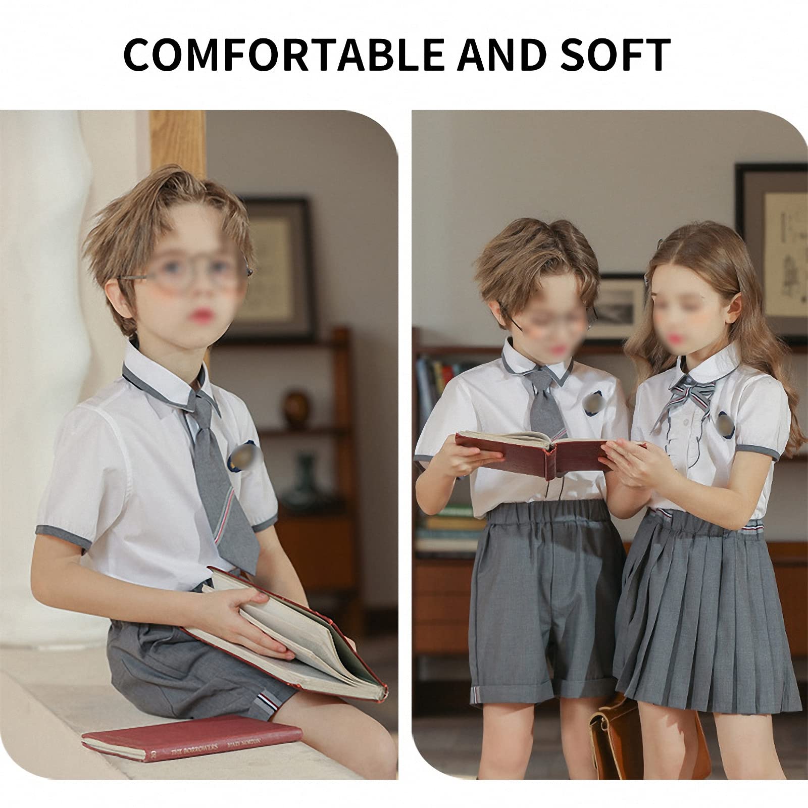 Kinder college schuluniform anzug im britischen stil, sommermode schulkleidung für grundschüler, kindergarten leistungskleidung
