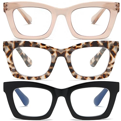 FSRTEP Oprah- Readers for Women - Stylis Style Reading Glasses with Blue Light Blocking and Spring Hinge KBH +2.5