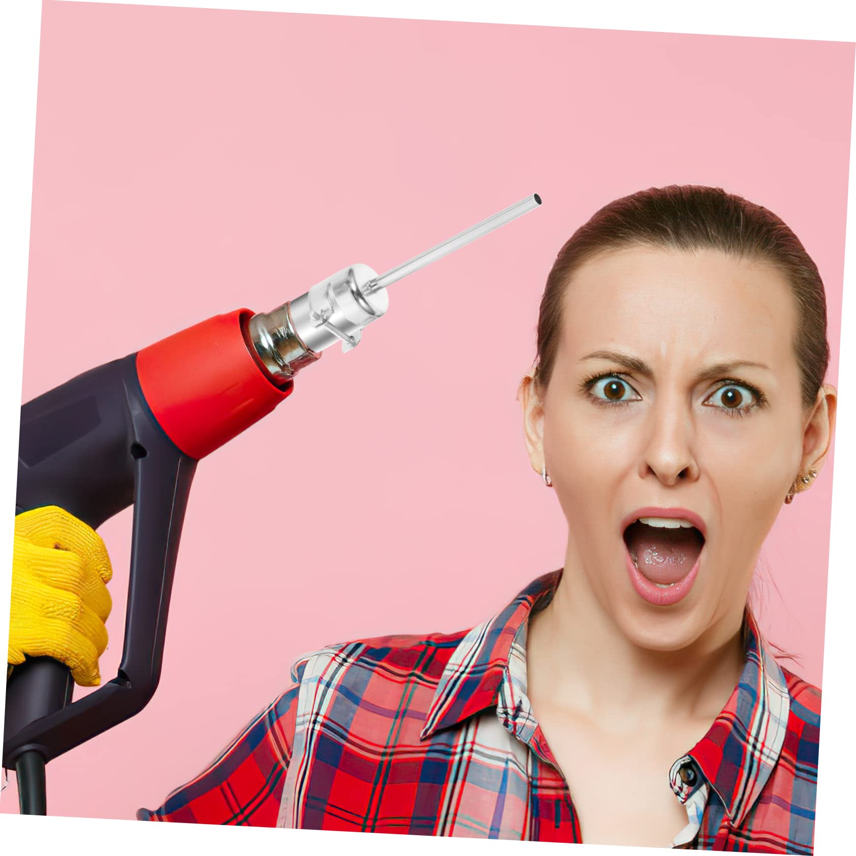 Ciieeo 4pcs Hot Air Soldering Tips 3/5/8/10mm Hot Nozzle Kit for Soldering Station Easy to Replace