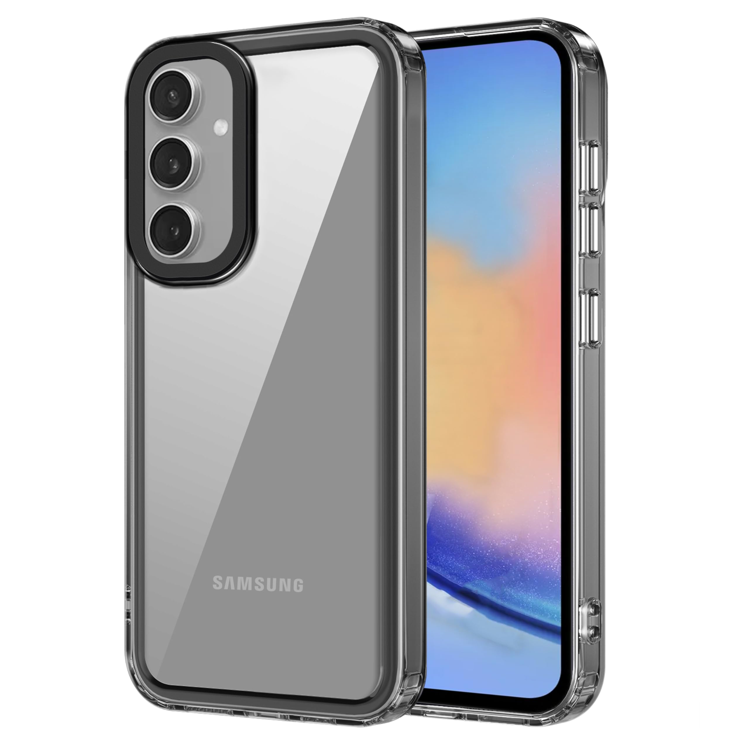 Amazon Basics Back Case Cover for Samsung Galaxy A34 5G (TPU + PC_Black) (B0CTHD96DG) Amazon Price History, Amazon Price Tracker