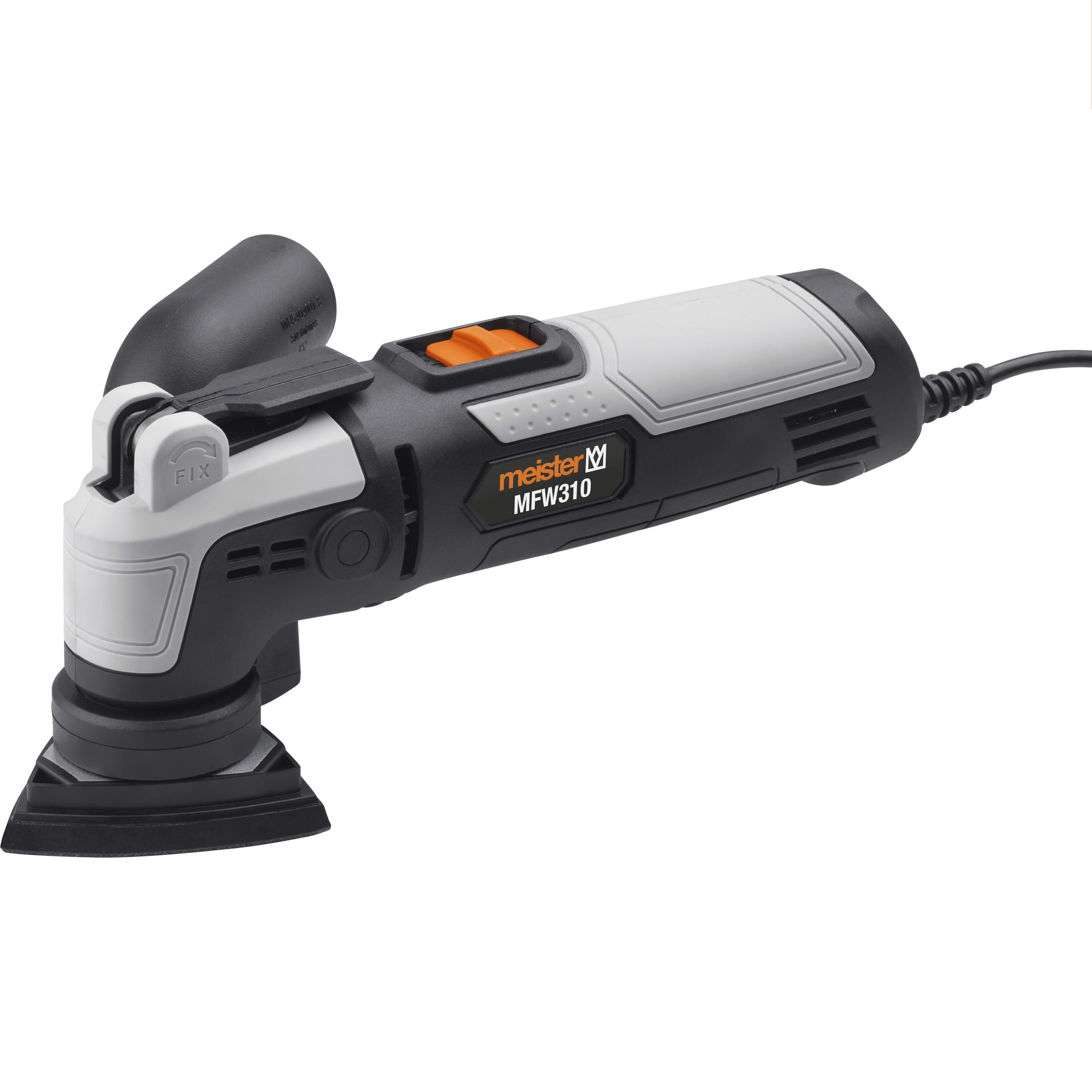 Meister Utensile multifunzione 310 W, MFW310 – Regolatore di velocità – per segare, levigare e raschiare – Include lama per sega ad immersione, raschietto, piastra abrasiva/multiutensile con accessori