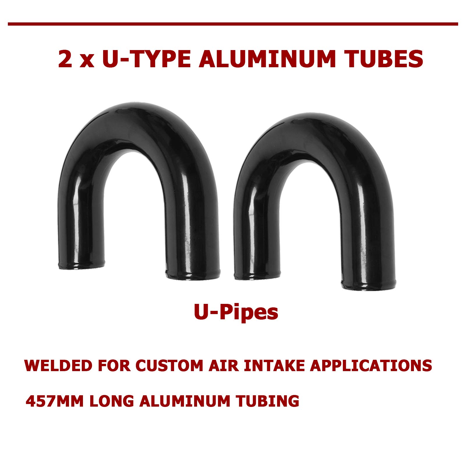 Kit De Tuberías De Intercooler De 2.5 Pulgadas Universales
