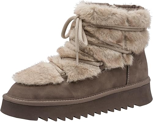 Tamaris Damen WL Boot 1-26475-45 - Botas de nieve para mujer, Taupe, 39 EU