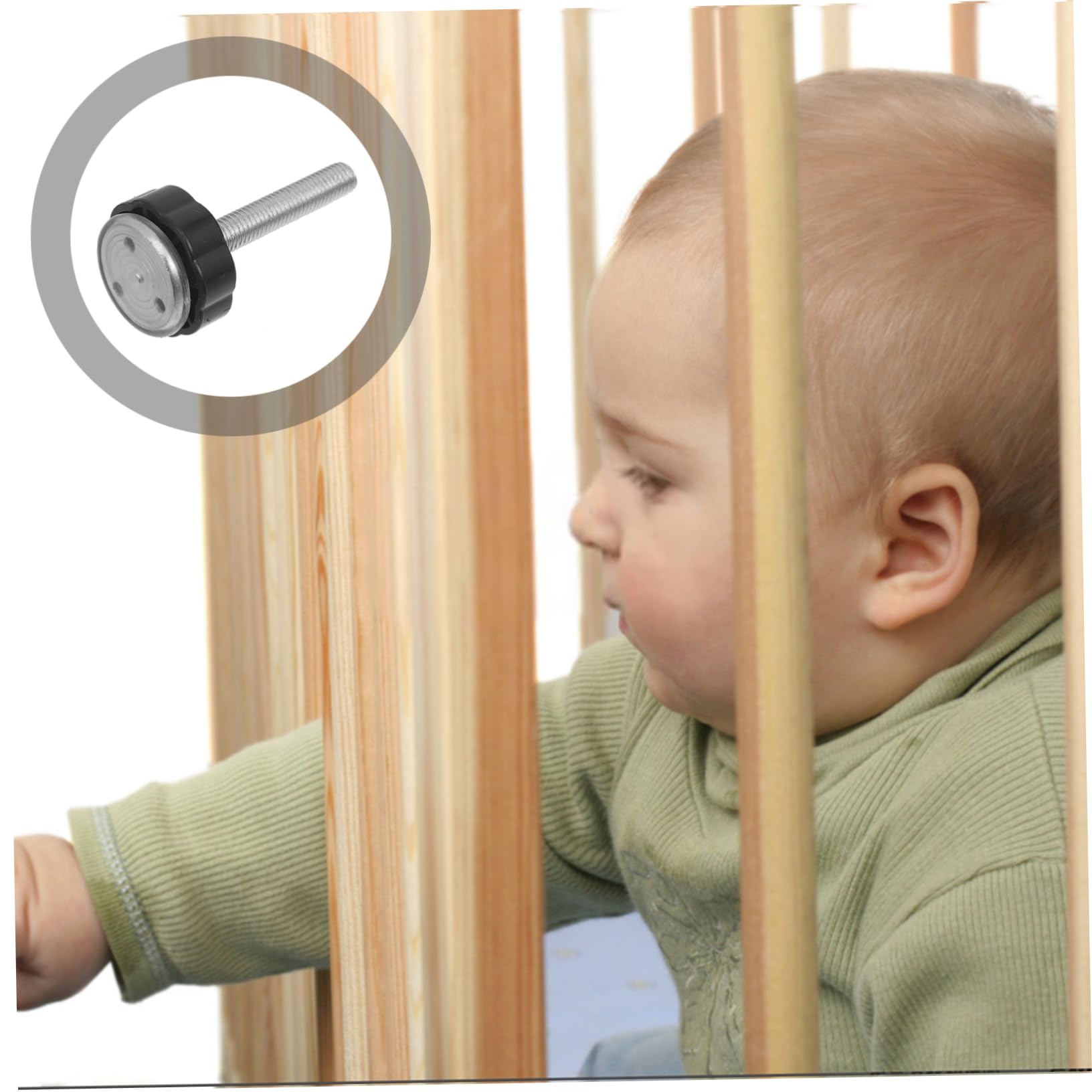 Toyvian 16pièces Barres Filetées pour Portes De Sécurité pour Animaux Et Bébés Installation sans Perçage Accessoires De Remplacement pour Barrières