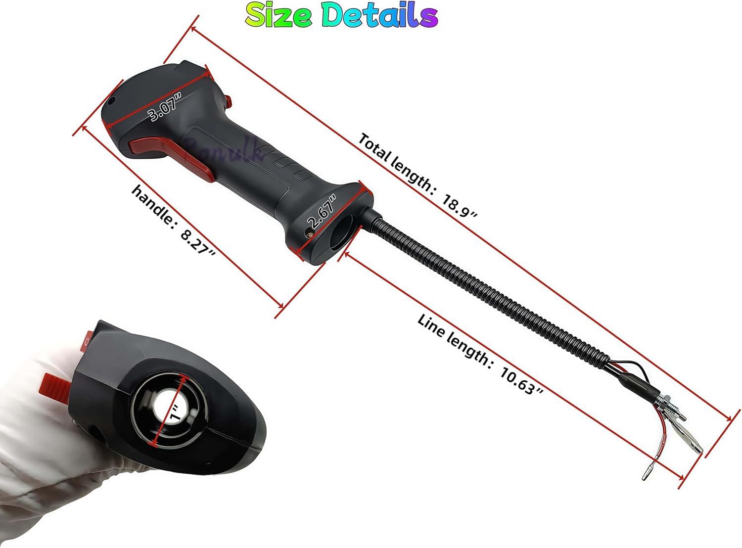 Version Control Handle Assembly Compatibilit with Echo P021044482&P021044483 Fits GT-225L PAS-225 SRM-225 PAS-225SB PAS-225VPB Throttle Control Handle