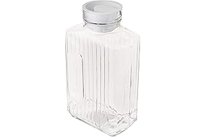 Anchor Hocking Glass Bistro Pitcher with Lid (64-Ounce, Clear)