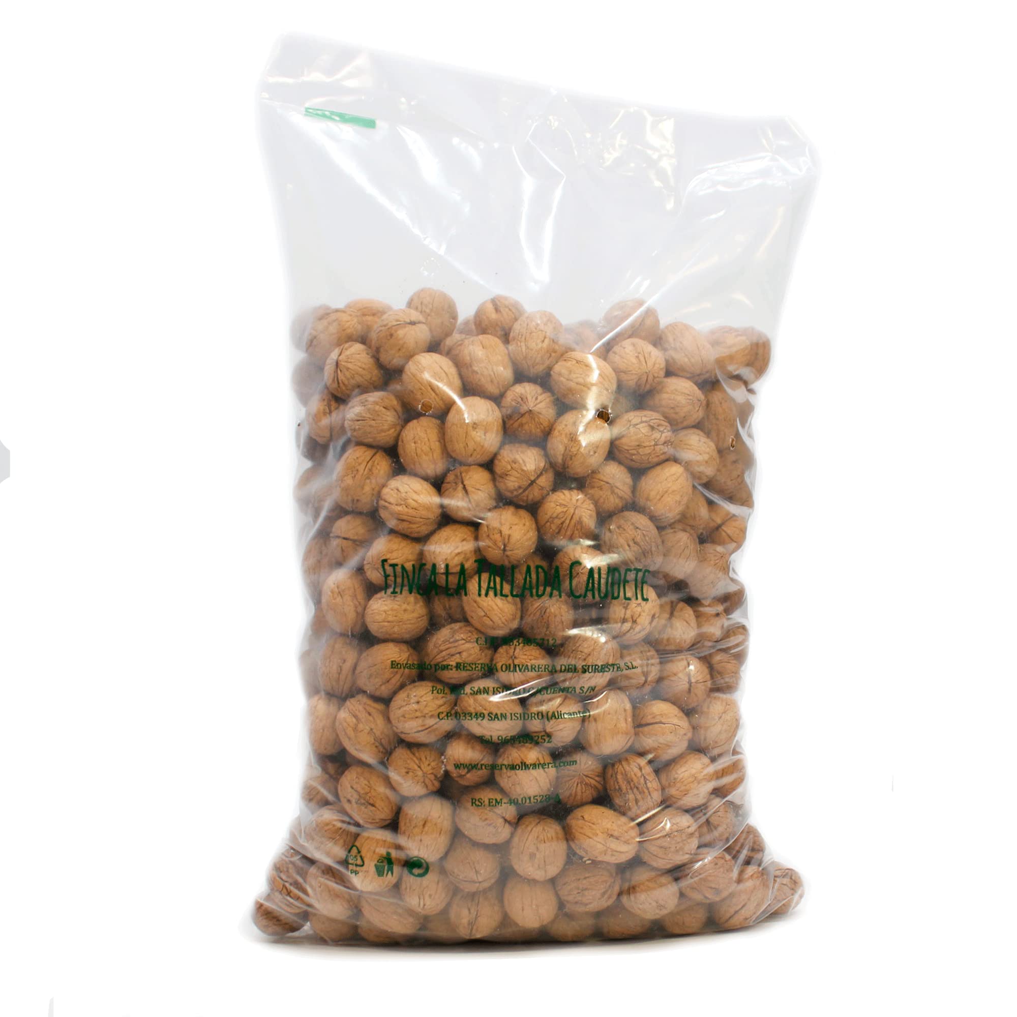 Nueces Naturales Cultivadas en España. Bolsa de 4 Kg