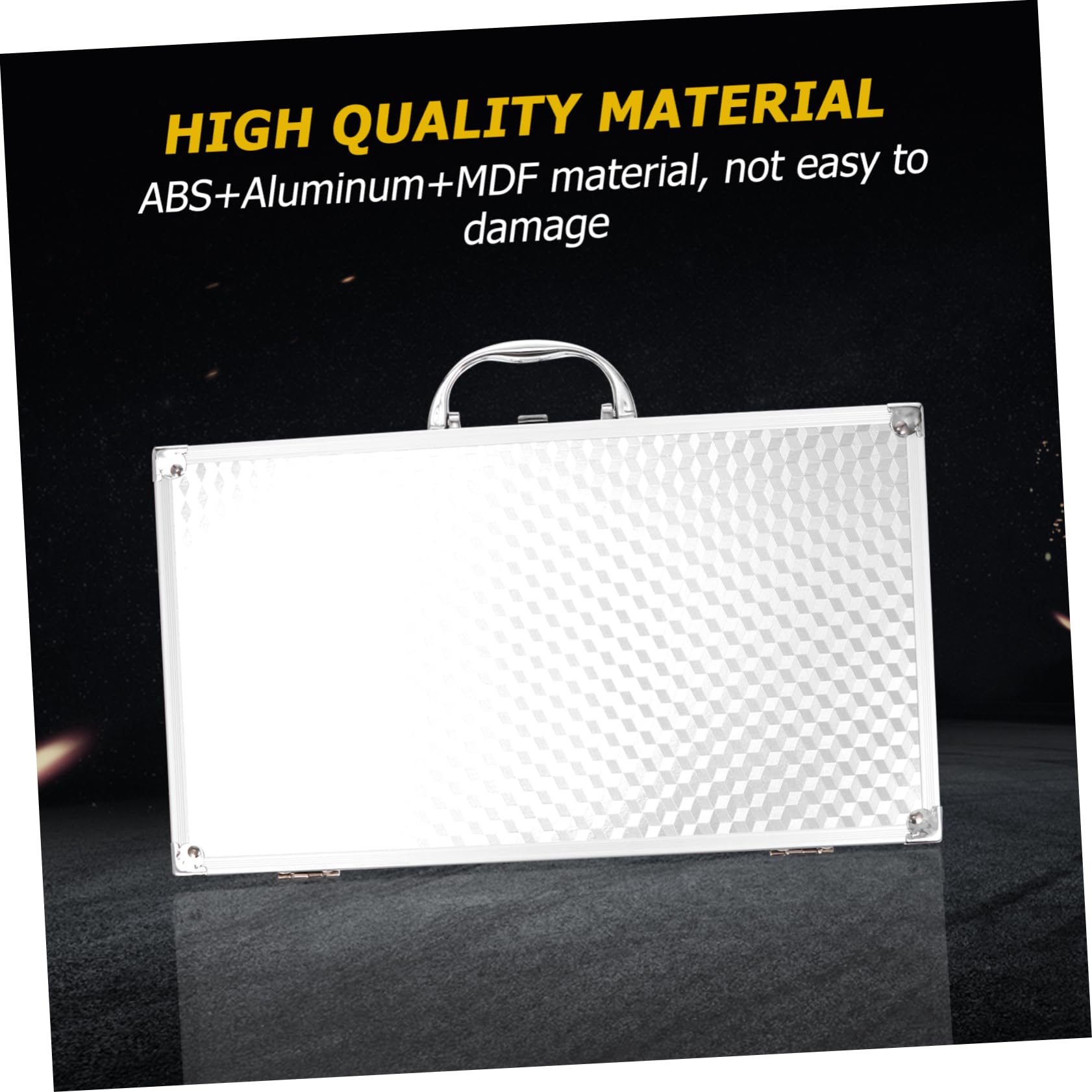 Valigetta in Alluminio per Schede Audio Resistente Capacità di Carico Elevata, Custodia Portatile Elegante e Semplice per Trasporto Sicuro