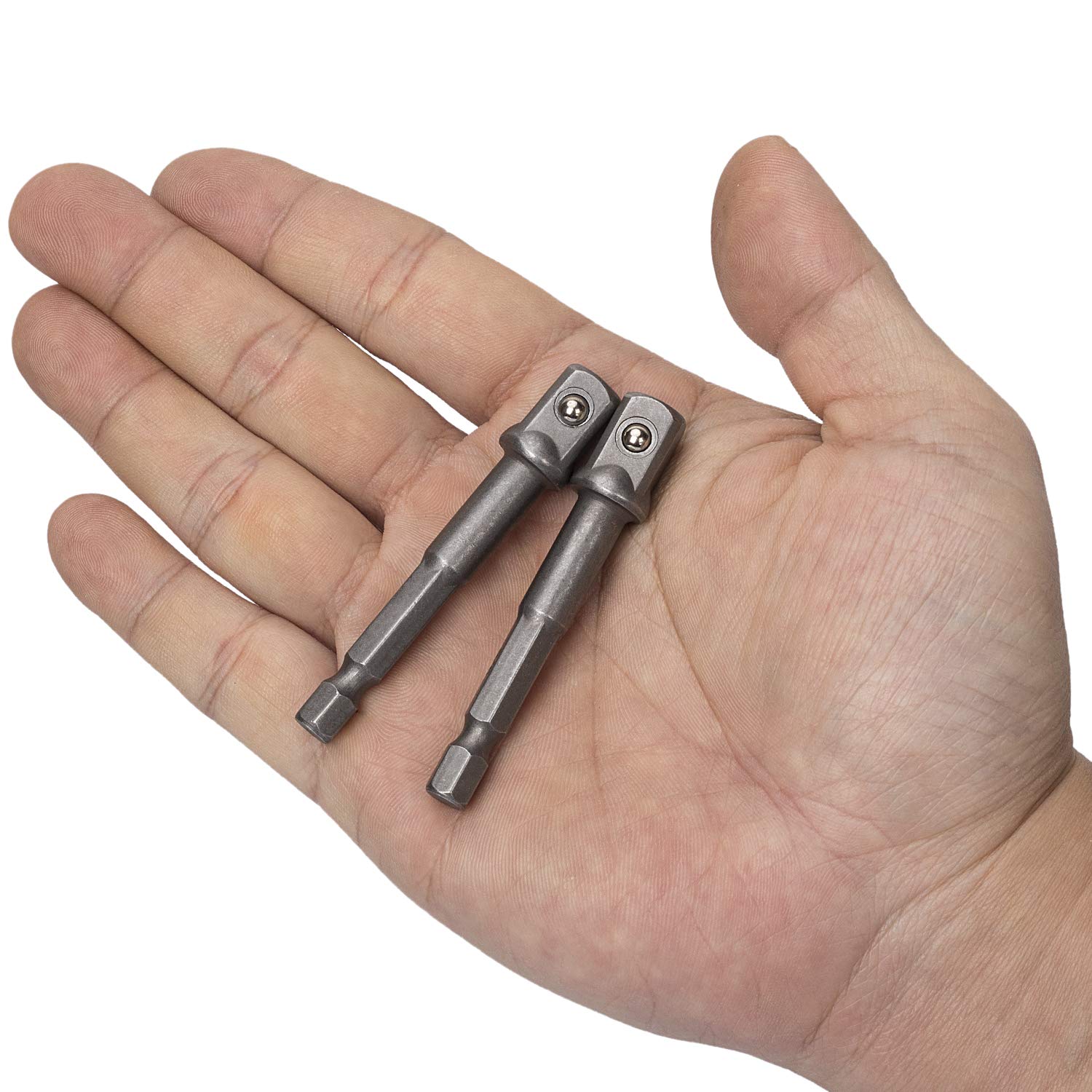 OIIKI - Juego de 12 puntas de destornillador de impacto cuadradas (10 mm, para vástago hexagonal de 1/4 de pulgada)