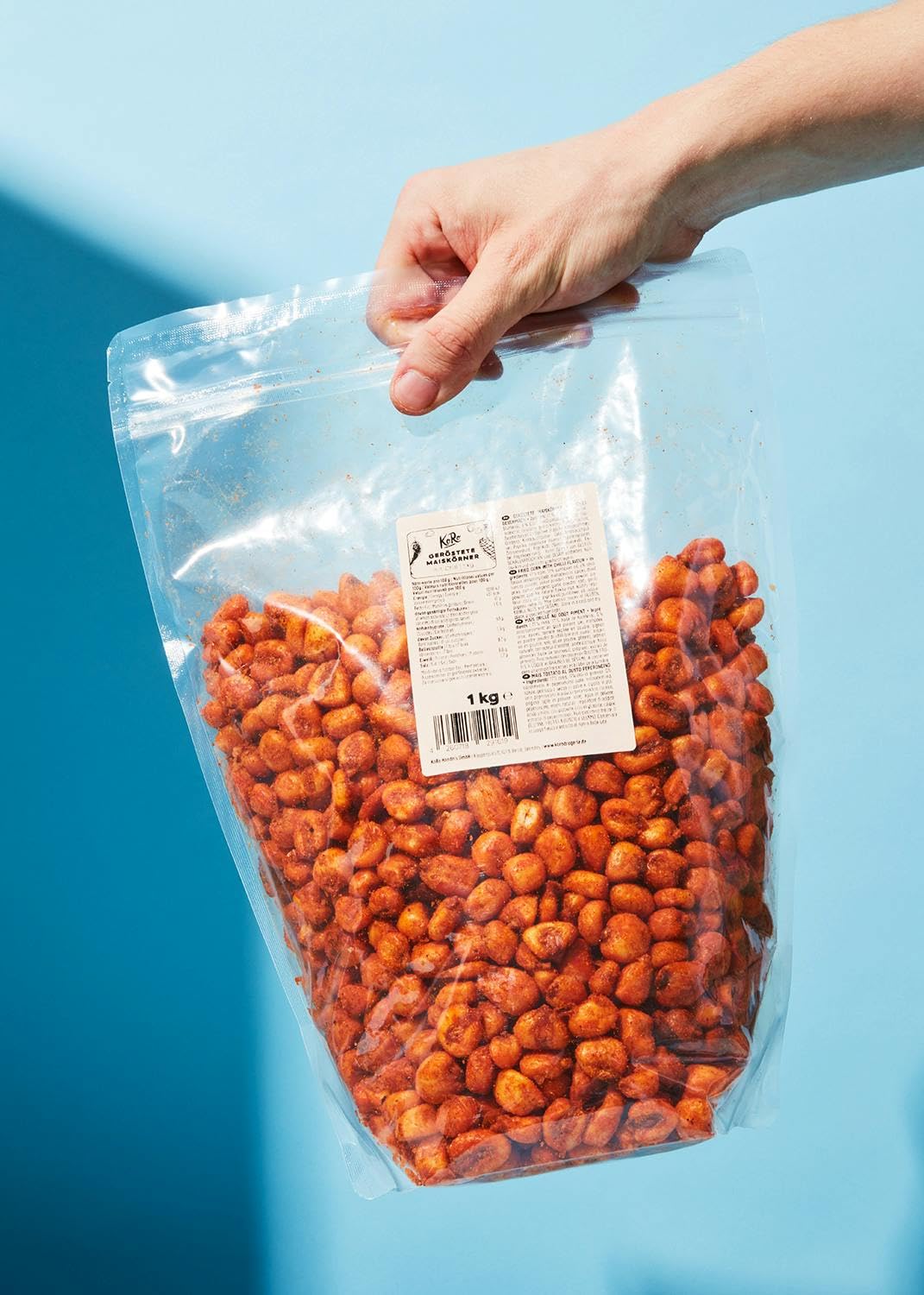KoRo - Chicchi di mais tostati al peperoncino | 1 kg