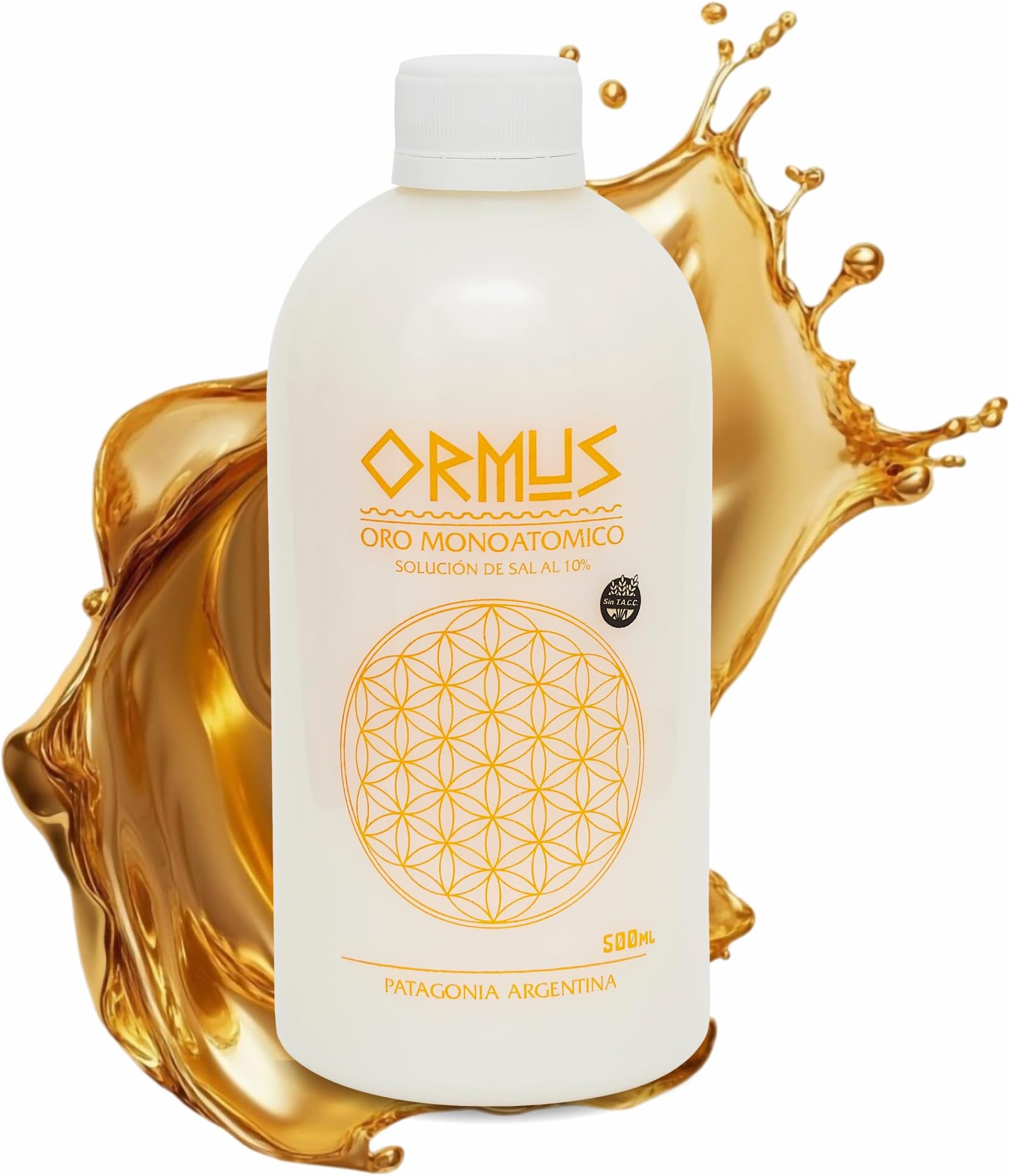 500ml ORMUS PATAGONIA ARGENTINA - Pure Ormus Monoatomic Gold Liquid Minerals Supplements for Energy, Mental Focus and Rejuvenation, Enhance Stamina, Vitality, and Mental Clarity