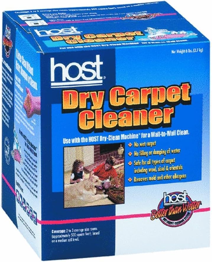 Racine Ind. 8HB Host Dry Carpet Cleaner 6 lbs Health