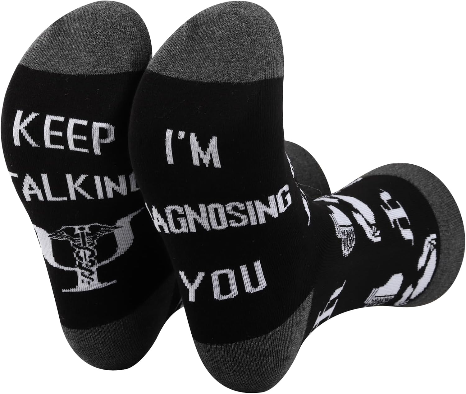 BDPWSS Psychologist Socks Keep Talking I'm Diagnosing You Gift For Therapist Psychologist Psychology Counselor Psychiatrist - Image 4