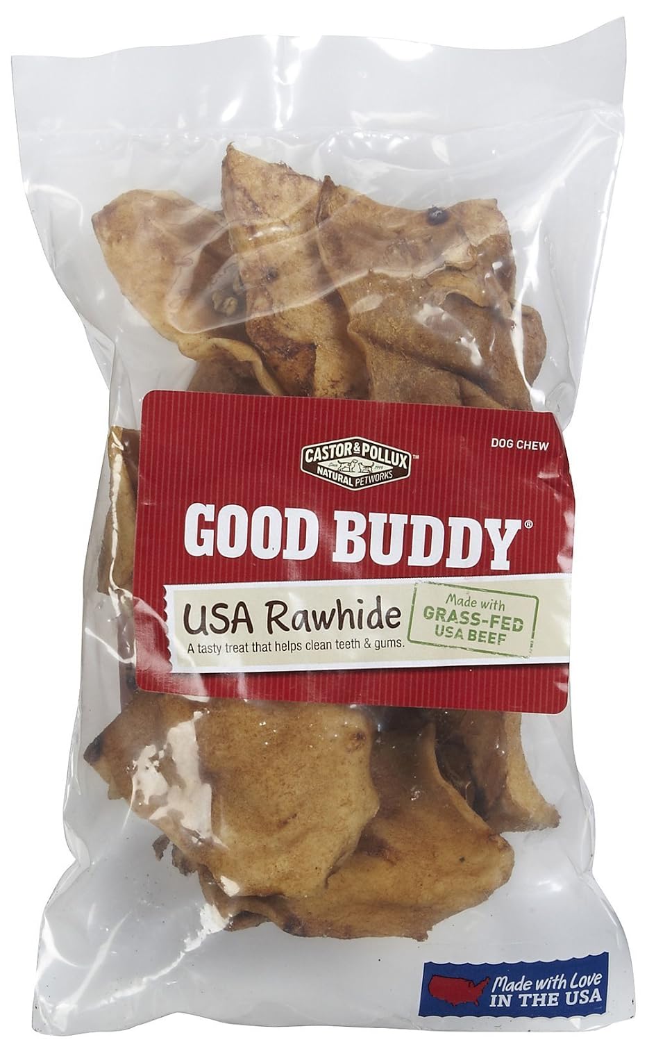 Merrick Pet Care Castor & Pollux Good Buddy USA Rawhide Chips, 1 Count, One Size