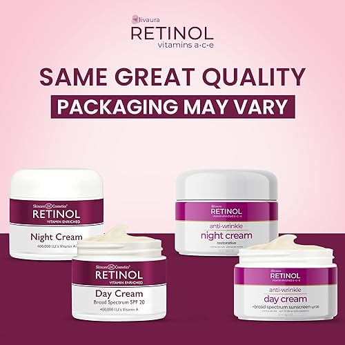 Miniatura 2 de LIVAURA Retinol Anti-Aging, Vitamin Enriched Night Cream & Day Cream - Your 24 HOUR skincare duo that works day and night to give you