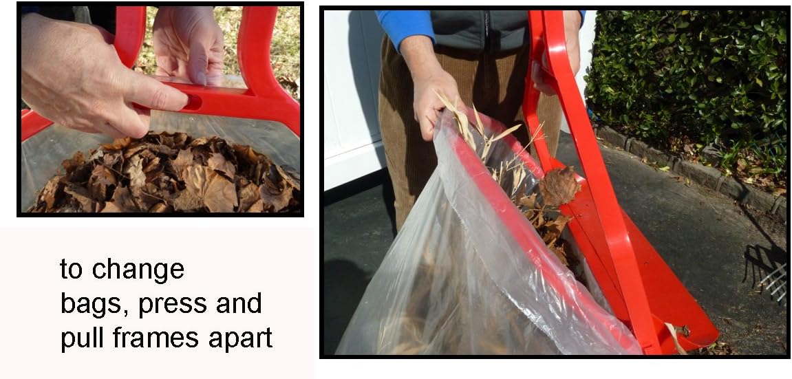 Lawn Care, Garden, Basement Garage Clean up: Holds bags open no hands needed