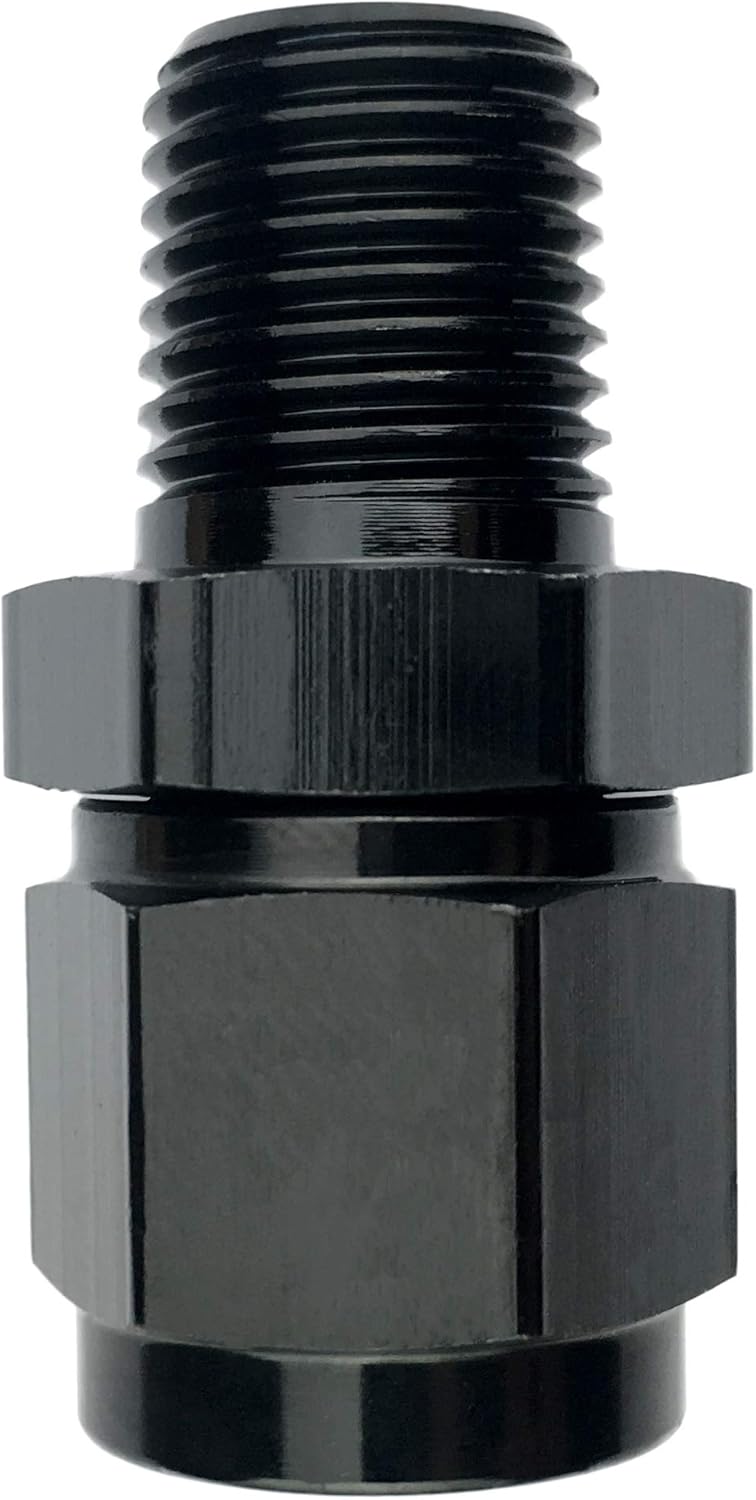 6AN Female to 3/8 NPT Male Fuel Hose Line Adapter Fitting