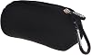 Cosmos Neoprene Travel Pouch Laptop Accessories Case Bag Multi-function Bag for Holding Power Adapter, Mouse, Phone Charger, Power Bank & Cord, Black Color