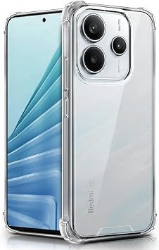 Ehr. Xiaomi Redmi Note 14 5G ile Uyumlu Darbe Önleyici Sararmaya Dayanıklı Airbag Korumalı Ultra Slim TPU Şeffaf Silikon Kılıf