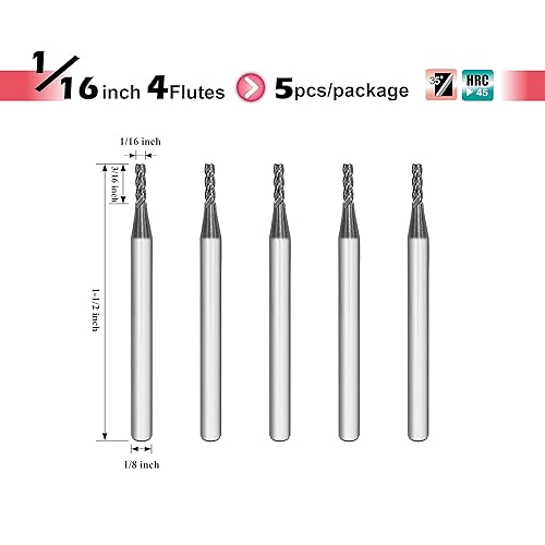 Vista 36 de SPEED TIGER ISE - Fresa de extremo cuadrado de carburo, de micrograno, para aleación de acero o acero endurecido, 4 ranuras, fraccionada
