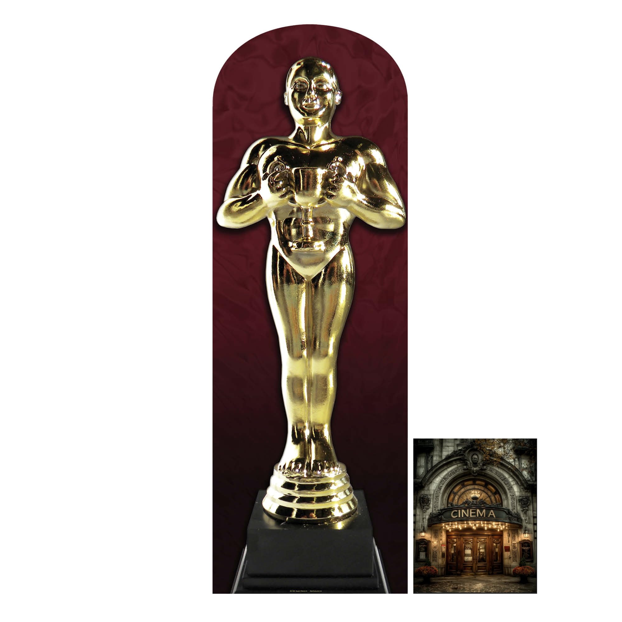 BundleZ-4-FanZ Fan Packs Award Statue Stand in - Stand In Lifesize Cardboard Cutout/Standee/Standup - Includes 8x10 (20x25cm) Star Photo