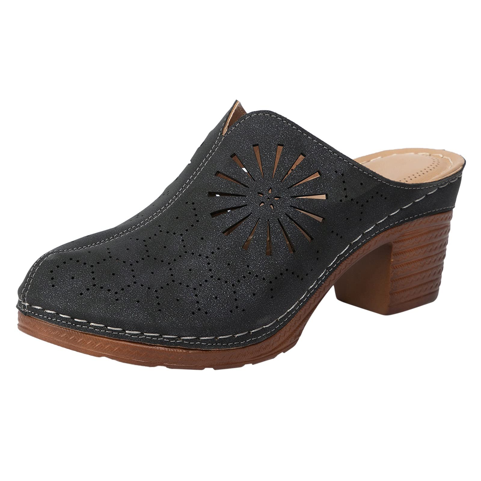 Mules pour femmes et sneakers ete larges pour pieds sensibles et gonflés - 6