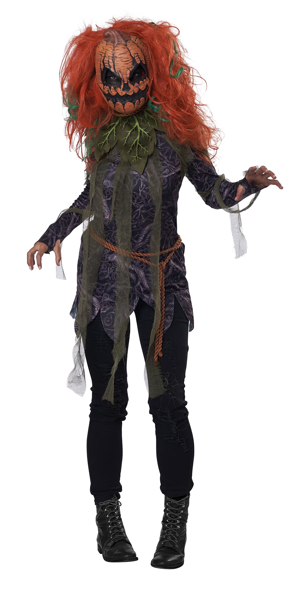 California Costumes CCC-5020-025 Pumpkin Monster, Women's Costume, X-Small Character Adult Sized, Multi, XS