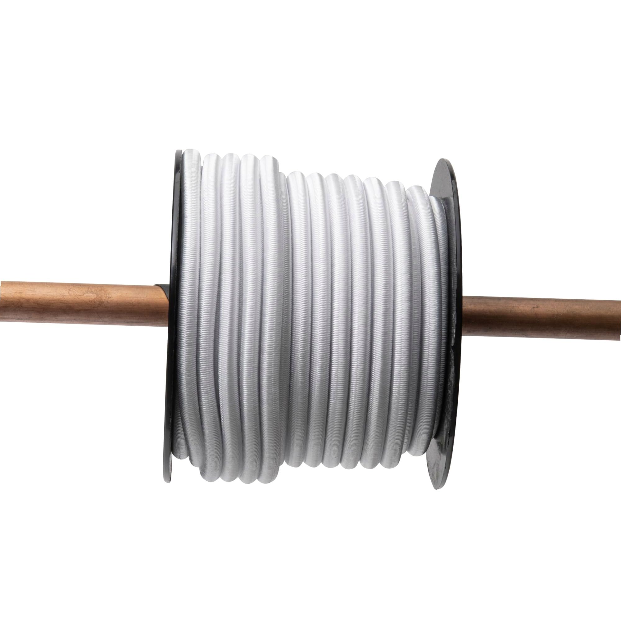 WERKA PRO Weißer elastischer Spannbänder Ø 8mm x 20m