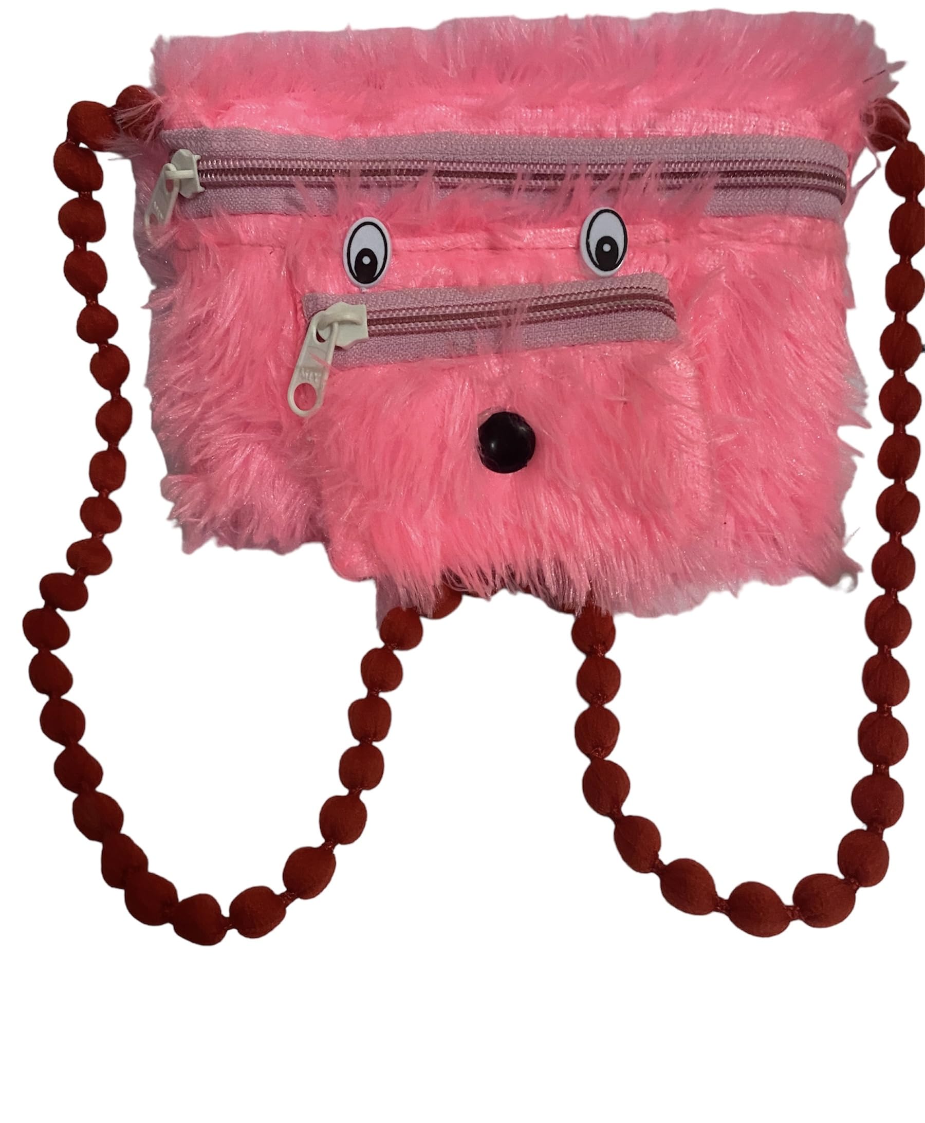 Girls Kids Purse Mini Artificial Fur Handbags Cross Body Comfortable Cute Handbag for Baby Girls Gift (PINK) (B0BGPFM2Y9) Amazon Price History, Amazon Price Tracker