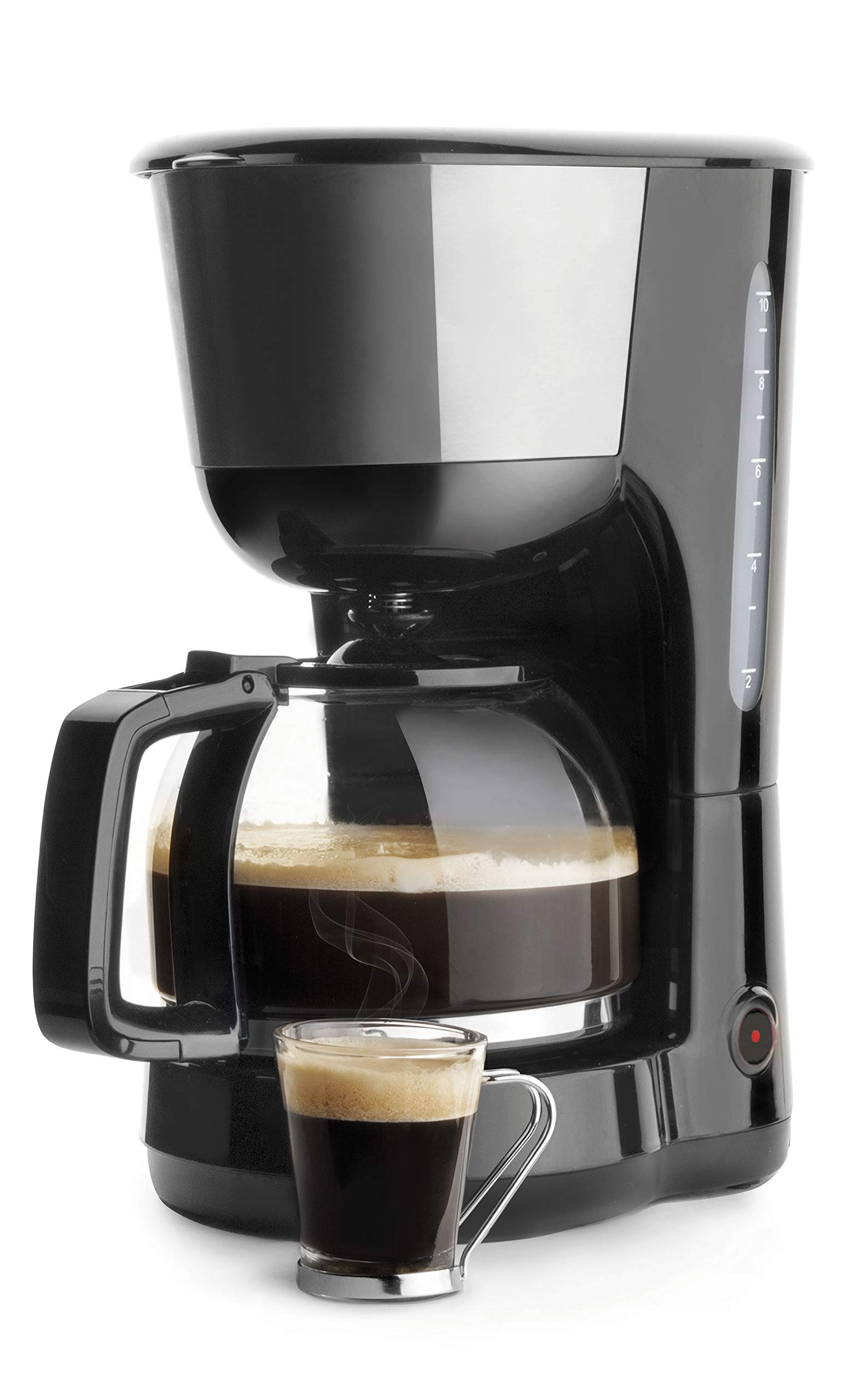 LACOR 69278 - Cafetera de goteo para rendimiento doméstico con 1'25 litros | Para un café intenso en casa; con 25 L de capacidad, ideal para cocina profesional y uso diario en casa, versátil y duradero