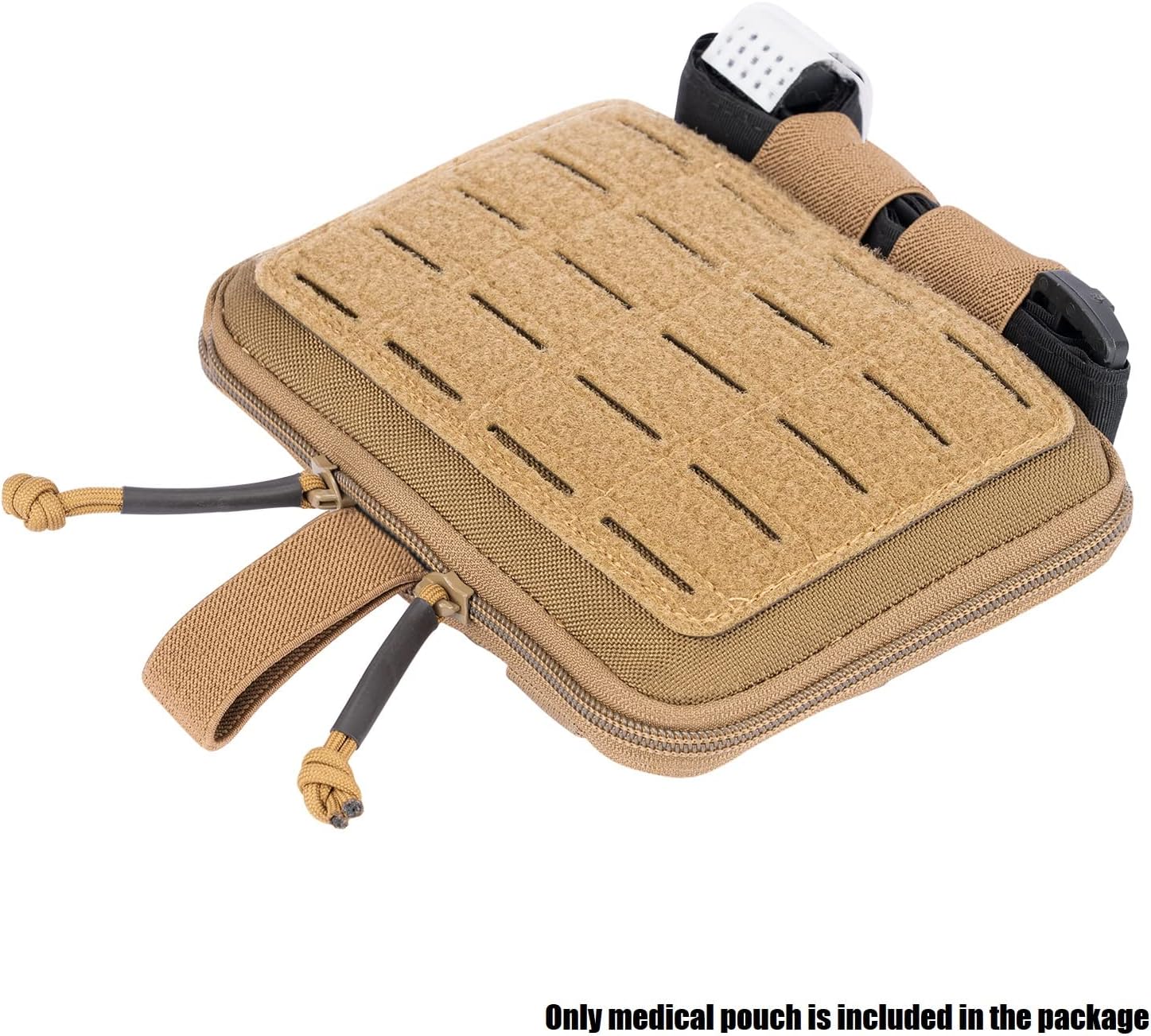 Medical Pouch for Tactical/Duty Belt MOLLE Vest/Pack EMT First Aid Pouch IFAK Utility Pouch Trauma Kit Organizer w/Tourniquet Holder - Image 2