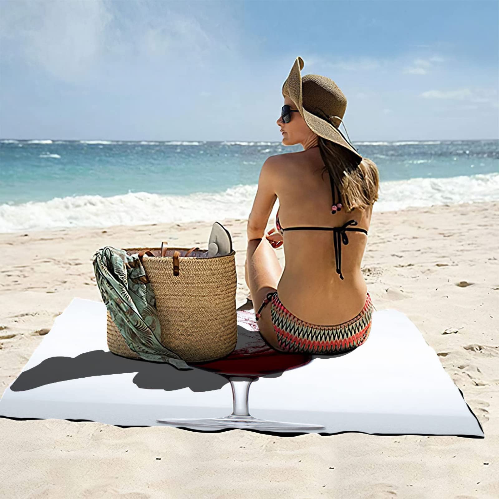 Ręcznik z nadrukiem 3D dla dzieci, kieliszki do czerwonego i wina, ręcznik plażowy, ultramiękki ręcznik do sauny, łazienki, ręczniki do twarzy, nastolatków, dorosłych, do pływania, podróży lub