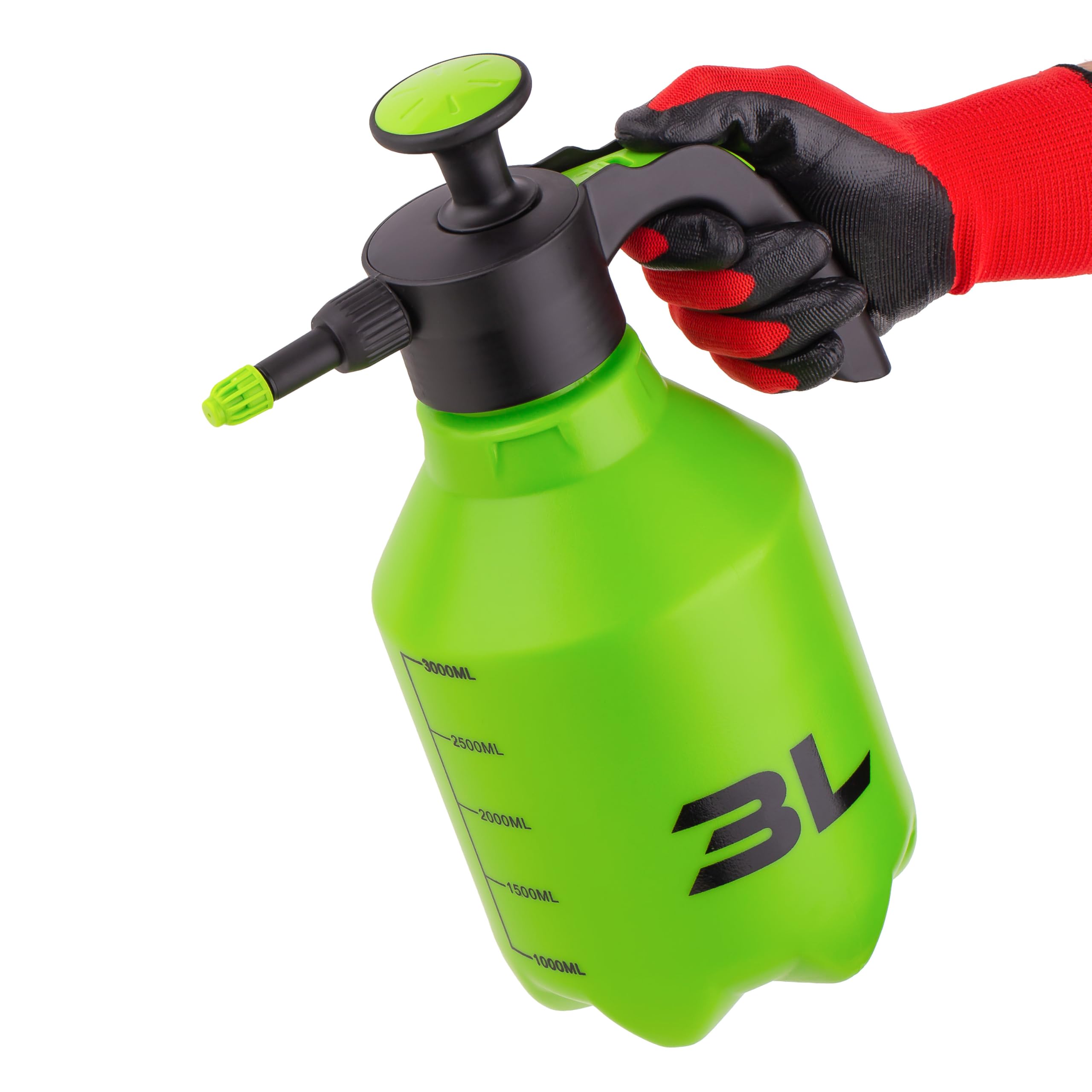 MIVOS Pulvérisateur à Pression 3 litres - de Jardin Haut de Gamme, Pulvérisateur à Pompe pour Balcon, terrasse et Jardin - pour Plantes, l'entretien des Plantes, à Main