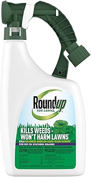 Roundup for Lawns6 Ready-to-Spray, for Use on Southern Grasses, Kills Dandelion, Clover, and More, 32 fl. oz.