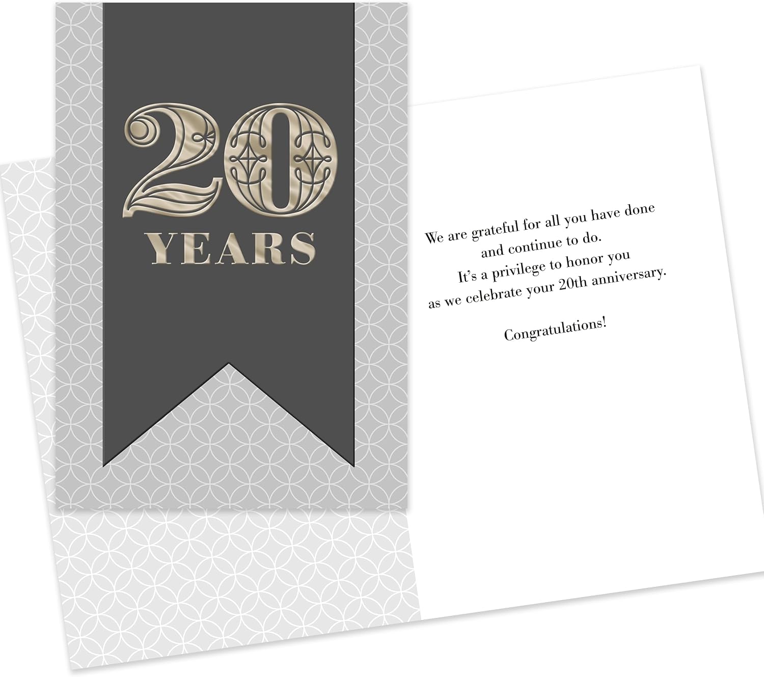 Hallmark Business (25 Pack) Employee Work Anniversary and Career Milestones 25 Pack Assorted Greeting Cards