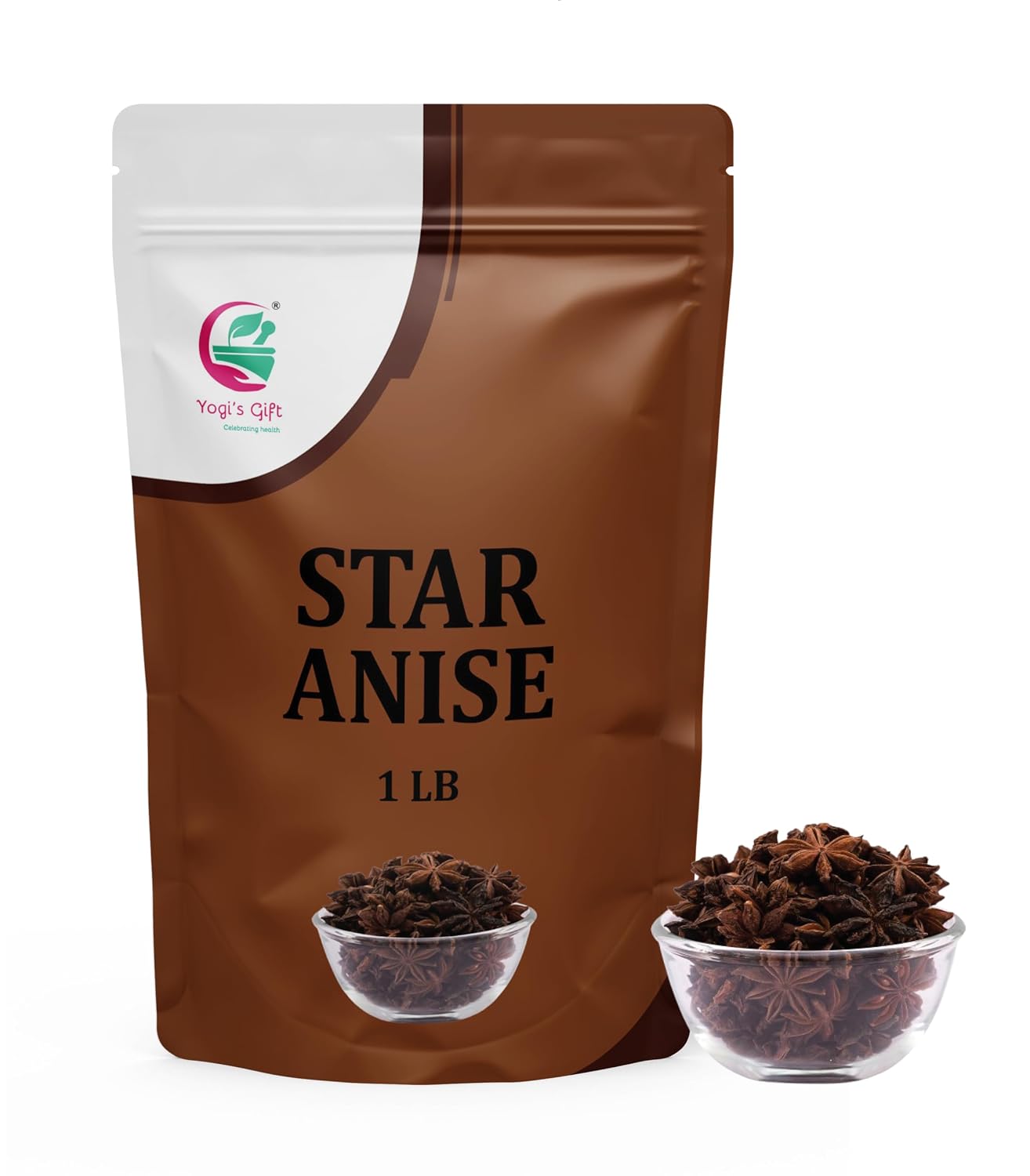 Yogis Gift Whole Star Anise Bulk 1 Lb | Premium Star Anise Pods for Gourmet