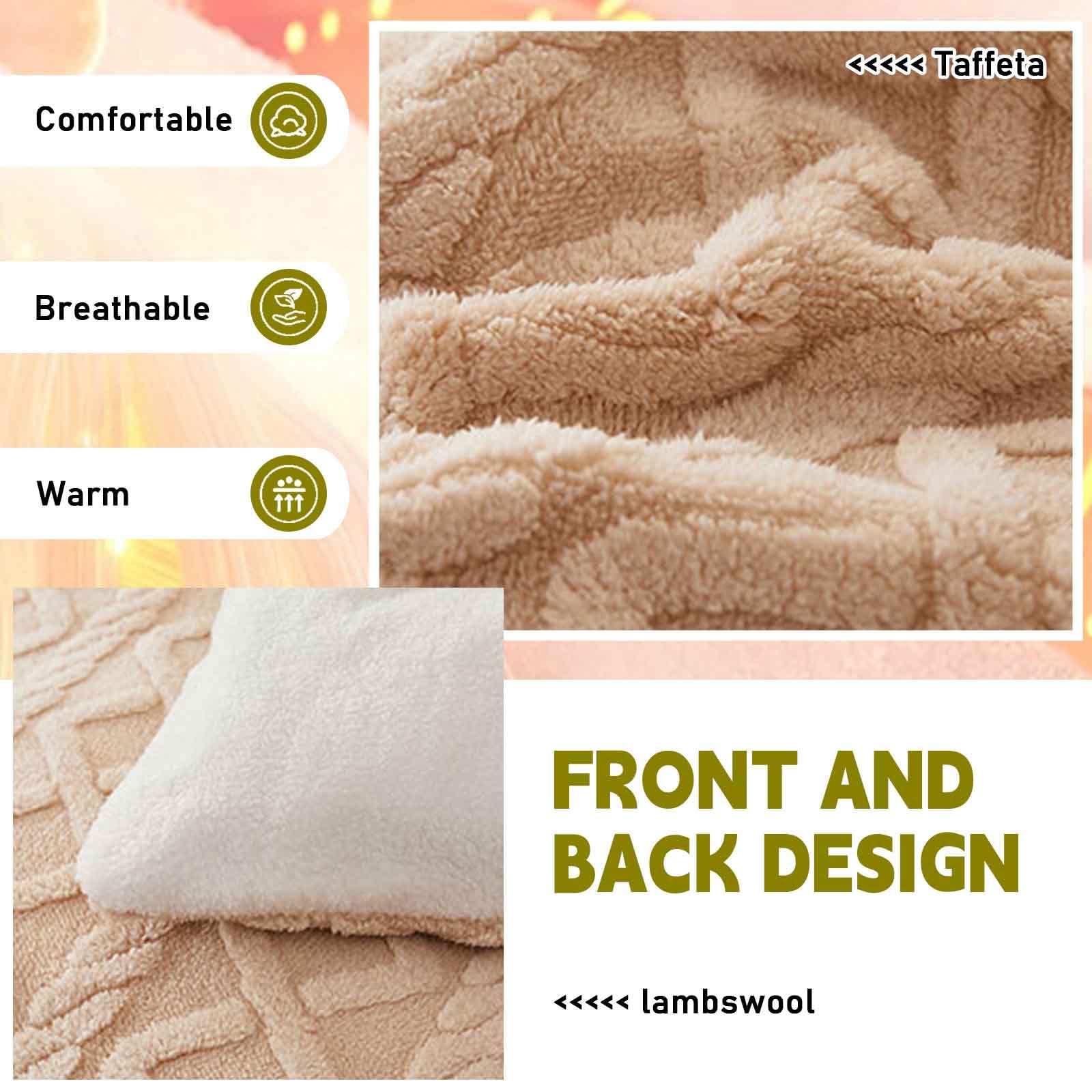 Coperta Calda Imbottita Invernale Letto Matrimoniale Trapunte Invernali Pesanti in Lana d'Agnello Trapunta Invernale Matrimoniale Agnello(a4,220x240cm-5kg)