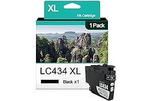 Brother DCP-J1200W Compatible Ink Cartridges, LC434 XL High Yield, Black