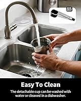 Vista 4 de SHARDOR Electric Blade Coffee Grinder, Timed Grind Control Rotary Knob, All-stainless steel shell,Adjustable,for Coffee Beans, Spices & Herbs, with