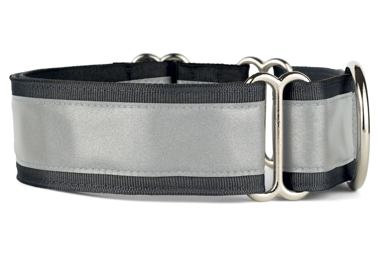 If It Barks - 1.5" Reflective Martingale Collar for Dogs - Adjustable - Made in USA - Strong, Durable, and Comfy - Ideal for Training - Suitable for