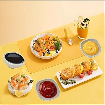 OZY 15 Pack Unbreakable Dipping Bowls, 4.5 OZ Wheat Straw Soy Sauce Dishes, Small Dessert Bowls, Small Prep Bowls, Dipping Sauce Cups, Dip Bowls for Side Dish, Snacks, BBQ, Ketchup