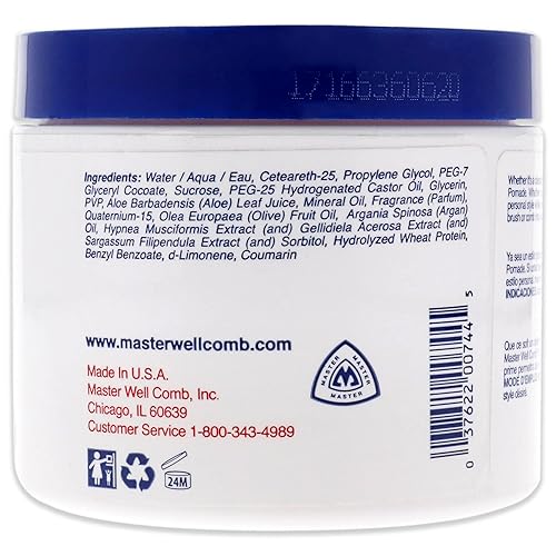 Miniatura 2 de Master Well Comb Master Pomade Men Pomade 4 oz