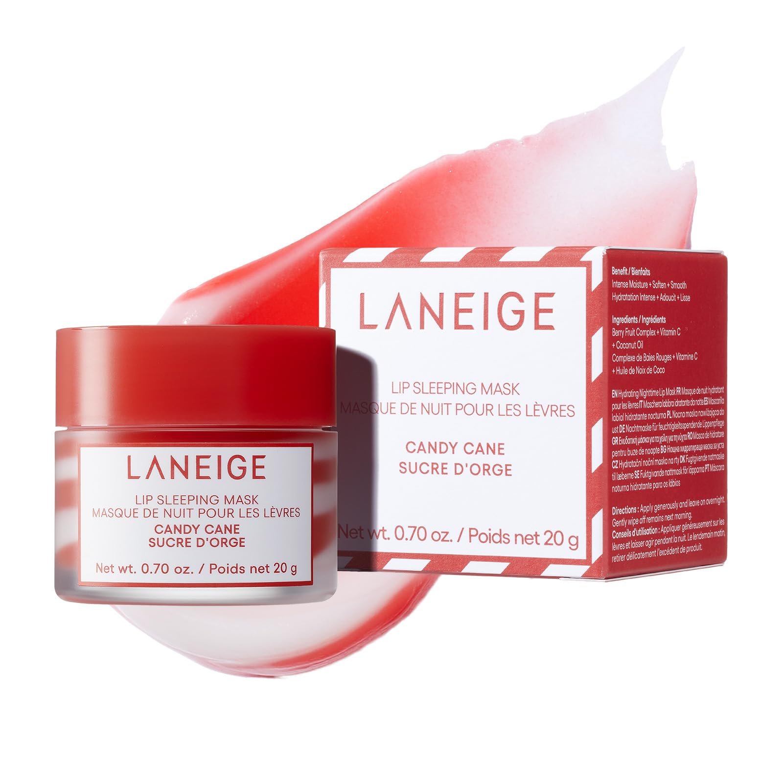 Amazon.co.jp: ラネージュ リップスリーピングマスク キャンディケイン